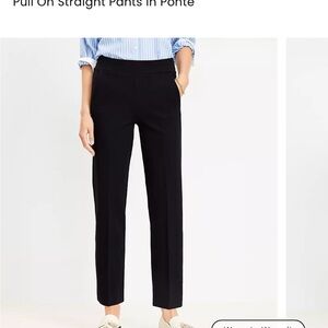 Black Women's Straight Pants
